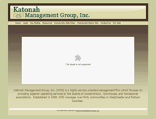 Tablet Screenshot of katonahmgmt.com